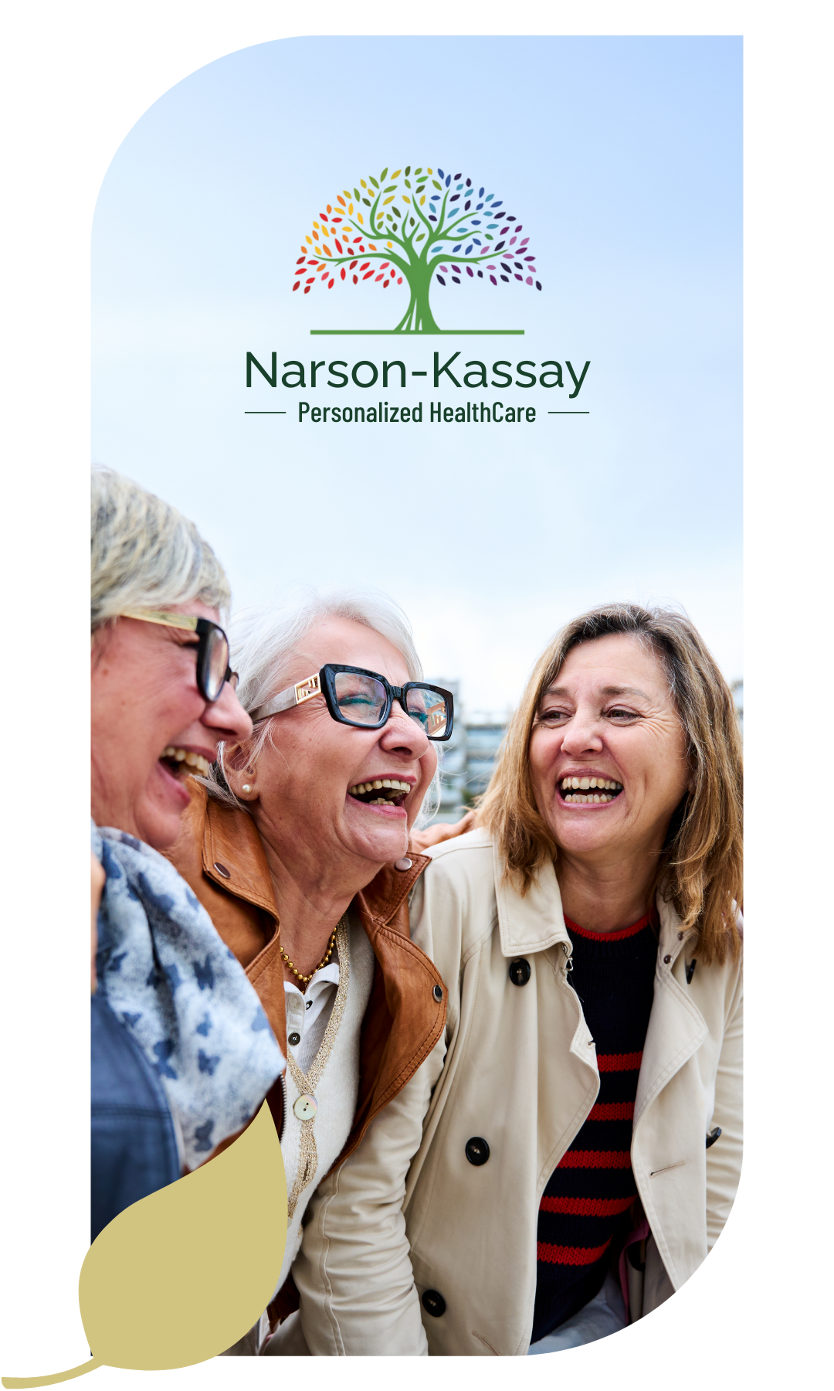 Elderly Integrated medicine patients smiling.
