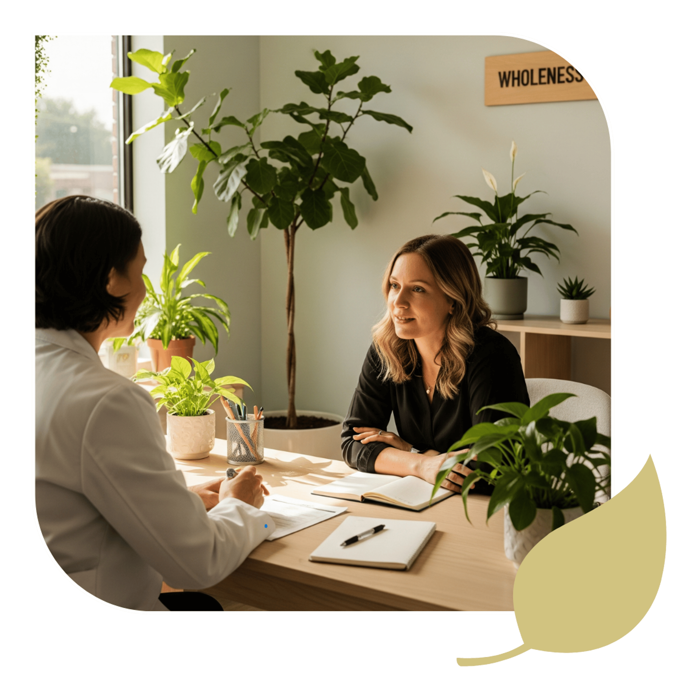 A woman consulting with a female doctor about Functional Medicine in Stuart, FL. 